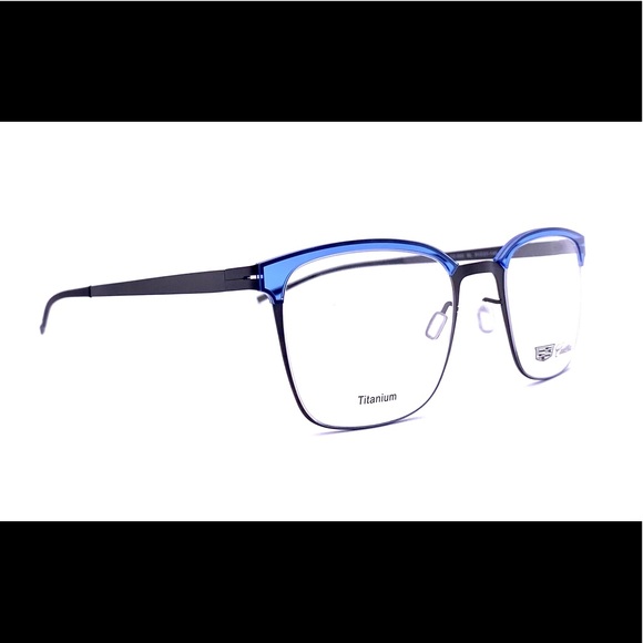 Titanium Eyeglasses Blue Crystal by Cadillac Durable & Lightweight 51-21-140 - Picture 5 of 8